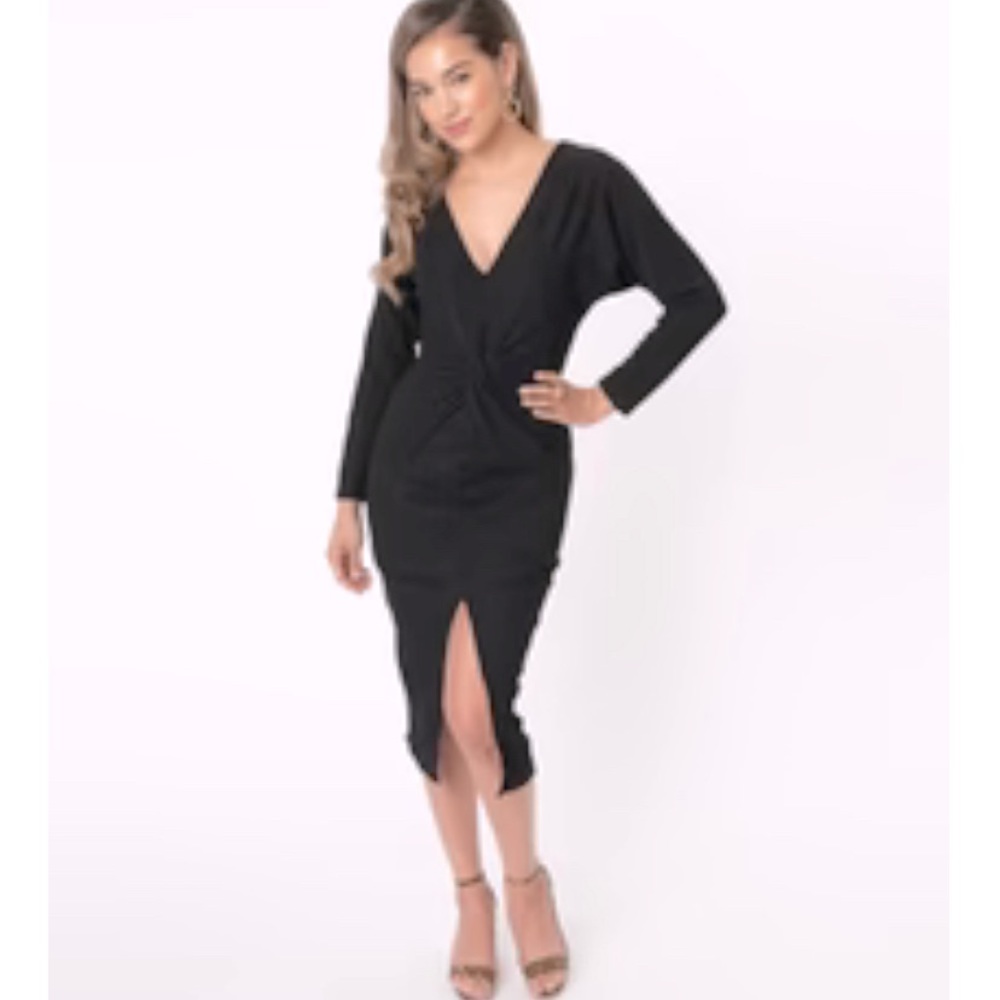 NEW Unique Vintage Little black dress - L